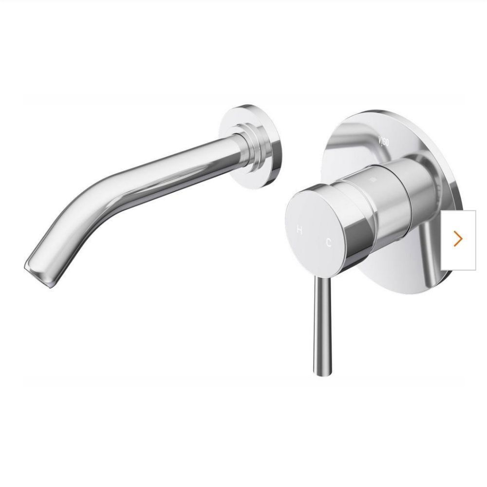 NEW * VIGO VG05001CH‎ Olus Single-Handle Wall Mount Bathroom Faucet in Chrome